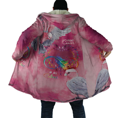 Australia Fight Cancer In All Colors Cloak Galah Pink Tie Dye - Aussie Hoodie