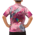 Australia Fight Cancer In All Colors Family Matching Mermaid Dress and Hawaiian Shirt Galah Pink Tie Dye - Aussie Hoodie