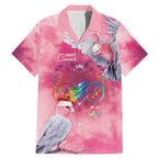 Australia Fight Cancer In All Colors Family Matching Mermaid Dress and Hawaiian Shirt Galah Pink Tie Dye - Aussie Hoodie