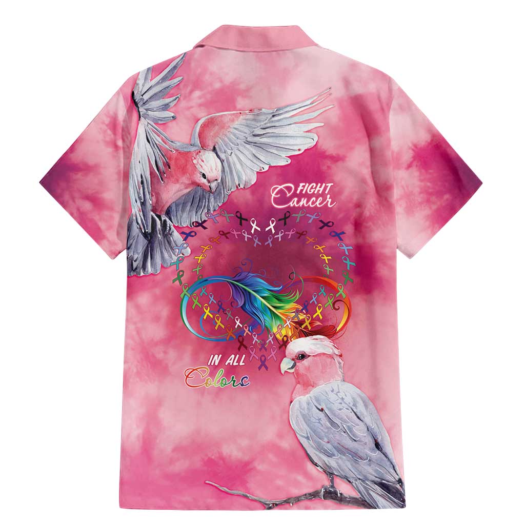 Australia Fight Cancer In All Colors Family Matching Mermaid Dress and Hawaiian Shirt Galah Pink Tie Dye - Aussie Hoodie