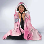 Australia Fight Cancer In All Colors Hooded Blanket Galah Pink Tie Dye - Aussie Hoodie