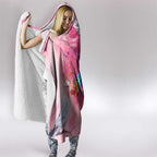 Australia Fight Cancer In All Colors Hooded Blanket Galah Pink Tie Dye - Aussie Hoodie