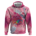 Australia Fight Cancer In All Colors Hoodie Galah Pink Tie Dye - Aussie Hoodie