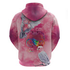 Australia Fight Cancer In All Colors Hoodie Galah Pink Tie Dye - Aussie Hoodie