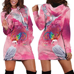 Australia Fight Cancer In All Colors Hoodie Dress Galah Pink Tie Dye - Aussie Hoodie