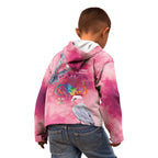 Australia Fight Cancer In All Colors Kid Hoodie Galah Pink Tie Dye - Aussie Hoodie