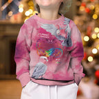 Australia Fight Cancer In All Colors Kid Ugly Christmas Sweater Galah Pink Tie Dye - Aussie Hoodie