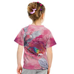 Australia Fight Cancer In All Colors Kid T Shirt Galah Pink Tie Dye - Aussie Hoodie
