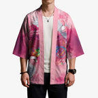 Australia Fight Cancer In All Colors Kimono Galah Pink Tie Dye - Aussie Hoodie