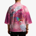 Australia Fight Cancer In All Colors Kimono Galah Pink Tie Dye - Aussie Hoodie