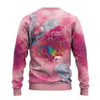 Australia Fight Cancer In All Colors Ugly Christmas Sweater Galah Pink Tie Dye - Aussie Hoodie