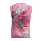 Australia Fight Cancer In All Colors Christmas Knitted V-Neck Vest Galah Pink Tie Dye - Aussie Hoodie