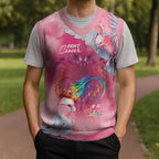 Australia Fight Cancer In All Colors Christmas Knitted V-Neck Vest Galah Pink Tie Dye - Aussie Hoodie