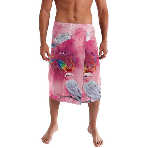 Australia Fight Cancer In All Colors Lavalava Galah Pink Tie Dye - Aussie Hoodie