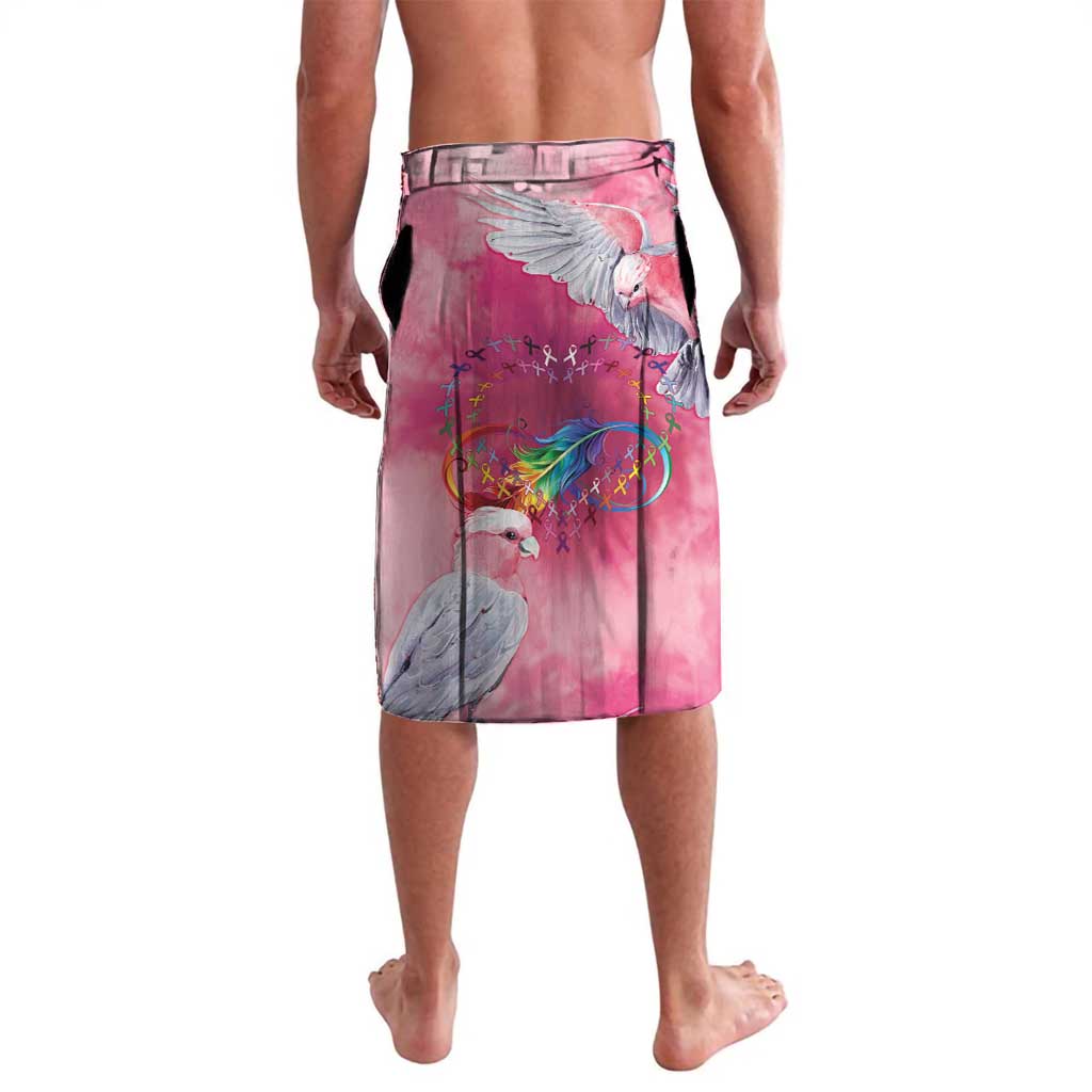 Australia Fight Cancer In All Colors Lavalava Galah Pink Tie Dye - Aussie Hoodie