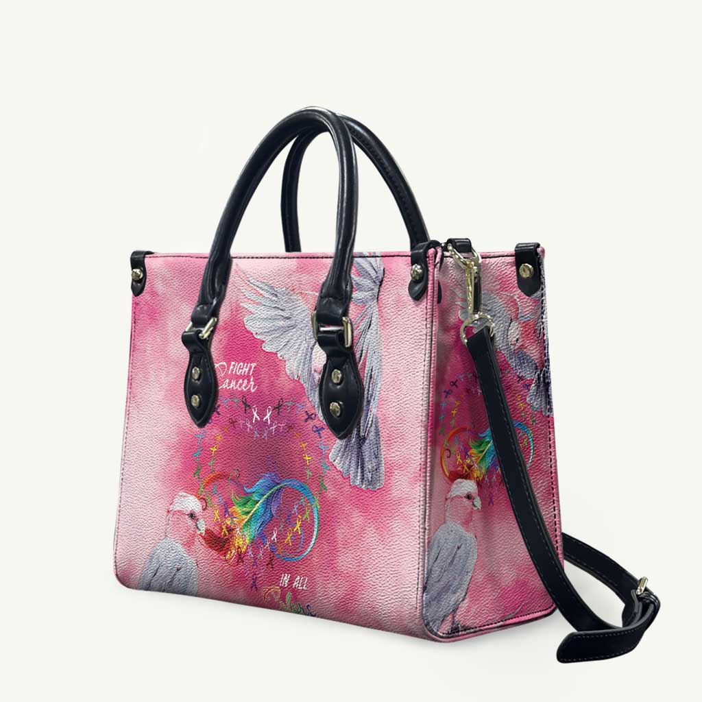 Australia Fight Cancer In All Colors Leather Bag Galah Pink Tie Dye - Aussie Hoodie
