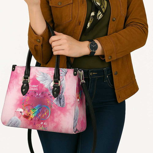 Australia Fight Cancer In All Colors Leather Bag Galah Pink Tie Dye - Aussie Hoodie