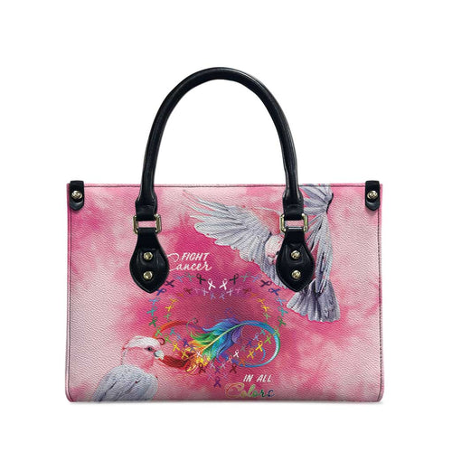 Australia Fight Cancer In All Colors Leather Bag Galah Pink Tie Dye - Aussie Hoodie