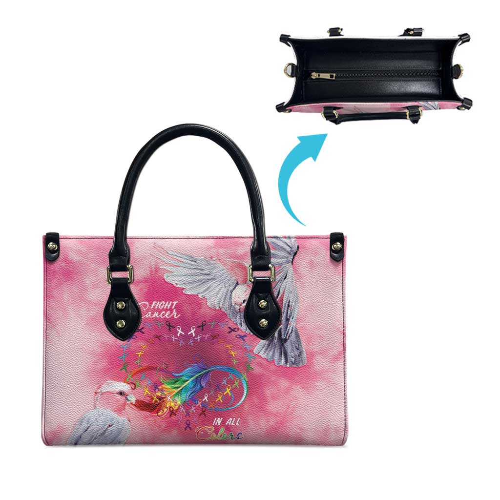 Australia Fight Cancer In All Colors Leather Bag Galah Pink Tie Dye - Aussie Hoodie