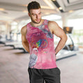 Australia Fight Cancer In All Colors Men Tank Top Galah Pink Tie Dye - Aussie Hoodie