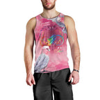 Australia Fight Cancer In All Colors Men Tank Top Galah Pink Tie Dye - Aussie Hoodie