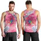 Australia Fight Cancer In All Colors Men Tank Top Galah Pink Tie Dye - Aussie Hoodie
