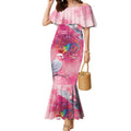 Australia Fight Cancer In All Colors Mermaid Dress Galah Pink Tie Dye - Aussie Hoodie