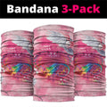 Australia Fight Cancer In All Colors Neck Gaiter Galah Pink Tie Dye - Aussie Hoodie