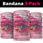 Australia Fight Cancer In All Colors Neck Gaiter Galah Pink Tie Dye - Aussie Hoodie