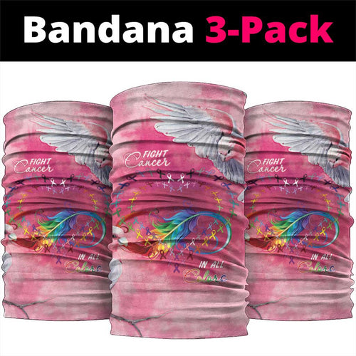 Australia Fight Cancer In All Colors Neck Gaiter Galah Pink Tie Dye - Aussie Hoodie