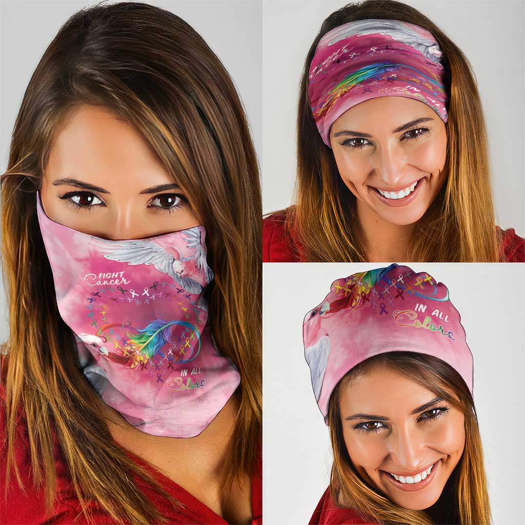 Australia Fight Cancer In All Colors Neck Gaiter Galah Pink Tie Dye - Aussie Hoodie