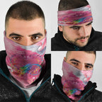 Australia Fight Cancer In All Colors Neck Gaiter Galah Pink Tie Dye - Aussie Hoodie