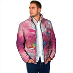 Australia Fight Cancer In All Colors Padded Jacket Galah Pink Tie Dye - Aussie Hoodie