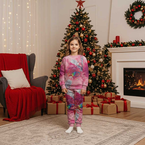 Australia Fight Cancer In All Colors Christmas Pajama Set Galah Pink Tie Dye - Aussie Hoodie