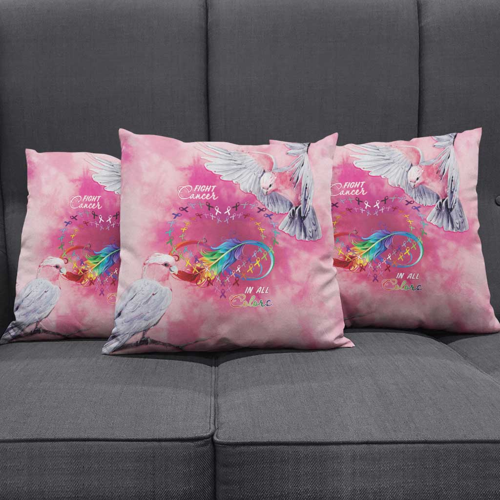 Australia Fight Cancer In All Colors Pillow Cover Galah Pink Tie Dye - Aussie Hoodie