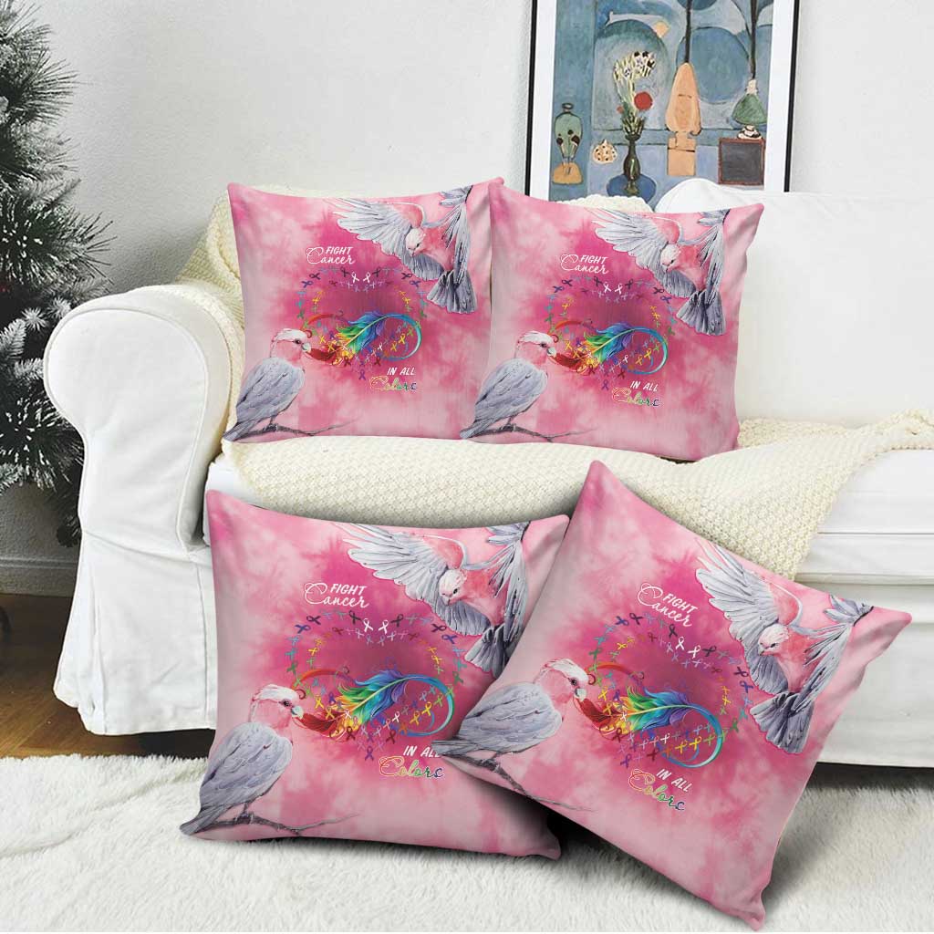 Australia Fight Cancer In All Colors Pillow Cover Galah Pink Tie Dye - Aussie Hoodie