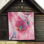 Australia Fight Cancer In All Colors Quilt Galah Pink Tie Dye - Aussie Hoodie
