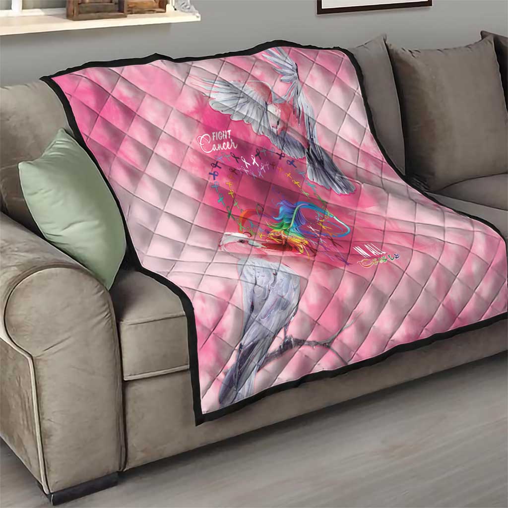 Australia Fight Cancer In All Colors Quilt Galah Pink Tie Dye - Aussie Hoodie
