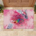 Australia Fight Cancer In All Colors Rubber Doormat Galah Pink Tie Dye - Aussie Hoodie