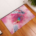 Australia Fight Cancer In All Colors Rubber Doormat Galah Pink Tie Dye - Aussie Hoodie