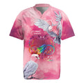 Australia Fight Cancer In All Colors Rugby Jersey Galah Pink Tie Dye - Aussie Hoodie