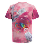 Australia Fight Cancer In All Colors Rugby Jersey Galah Pink Tie Dye - Aussie Hoodie