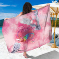 Australia Fight Cancer In All Colors Sarong Galah Pink Tie Dye - Aussie Hoodie