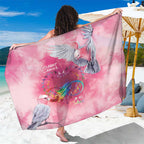 Australia Fight Cancer In All Colors Sarong Galah Pink Tie Dye - Aussie Hoodie