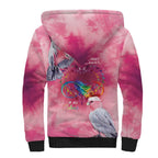 Australia Fight Cancer In All Colors Sherpa Hoodie Galah Pink Tie Dye - Aussie Hoodie