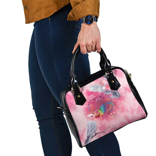 Australia Fight Cancer In All Colors Shoulder Handbag Galah Pink Tie Dye - Aussie Hoodie