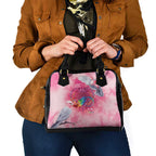 Australia Fight Cancer In All Colors Shoulder Handbag Galah Pink Tie Dye - Aussie Hoodie