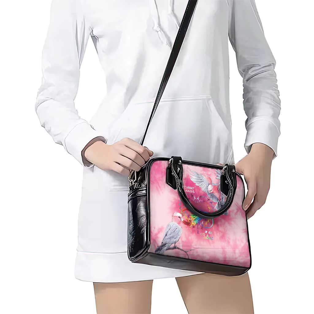 Australia Fight Cancer In All Colors Shoulder Handbag Galah Pink Tie Dye - Aussie Hoodie