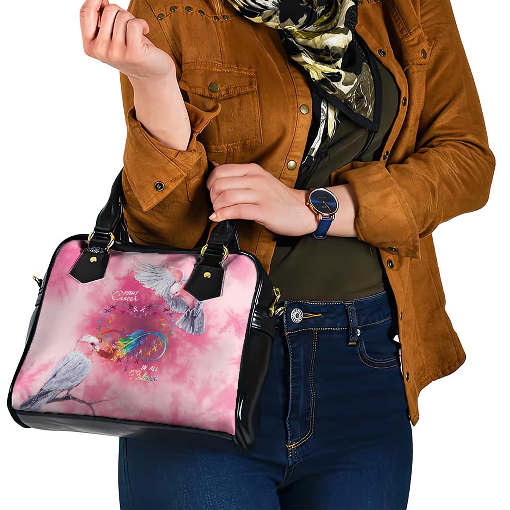 Australia Fight Cancer In All Colors Shoulder Handbag Galah Pink Tie Dye - Aussie Hoodie