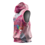 Australia Fight Cancer In All Colors Sleeveless Hoodie Galah Pink Tie Dye - Aussie Hoodie